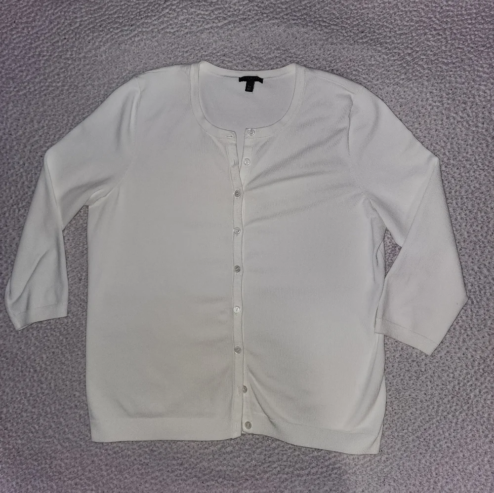 Talbolts Soft Cuddly , Cute White Cardigan - Picture 11 of 15